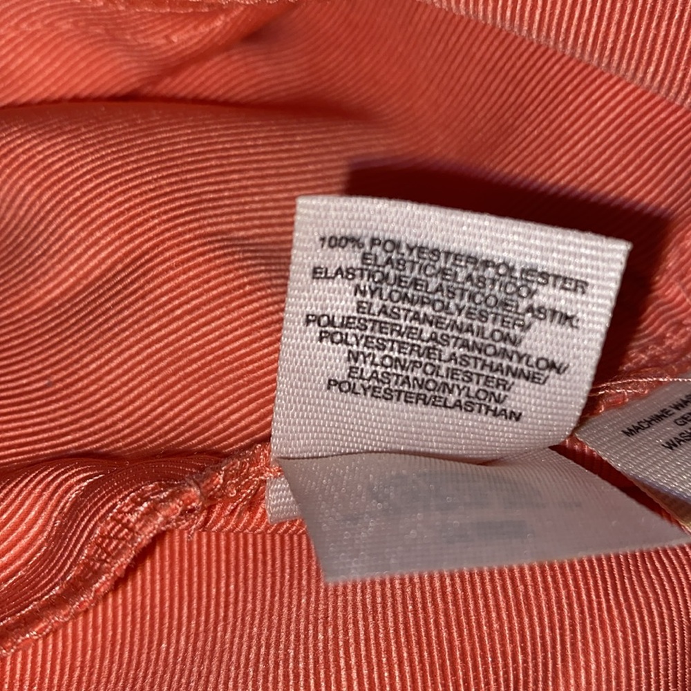 Rachel Roy Bright Peach Orange A-Line Dress - Picture 12 of 12